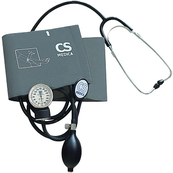 Тонометр механический CS Medica CS-115 G Встроен. фонендоскоп с поверкой